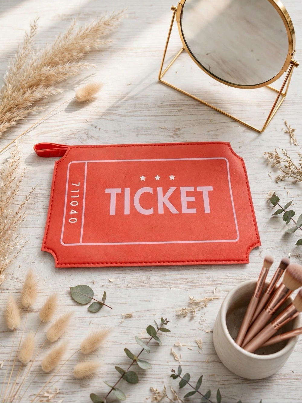 💥 4/$20 🆕 Ipsy Ticket Cosmetic Bag